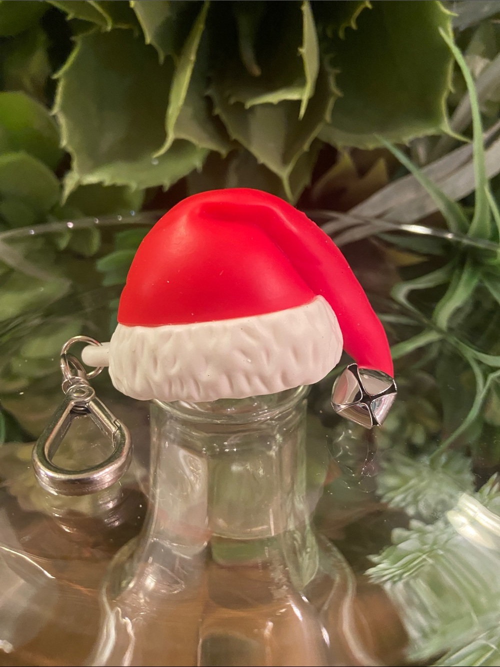 Bath & Body Works Red and White Santa Hat with Bell PocketBac holder
